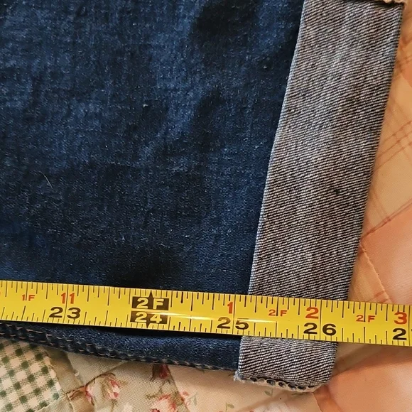 Wax Jean-Butt,I Love You-  Distressed Blue Jeans - Picture 10 of 10